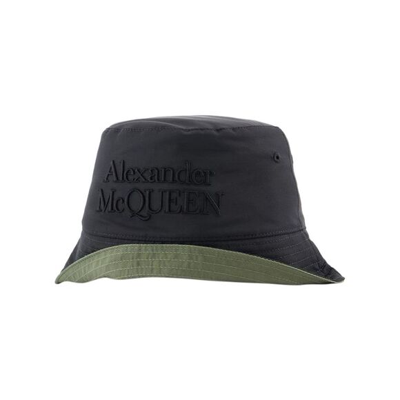 Low Rever Bucket Hat - Alexander McQueen - Polyester - Khaki